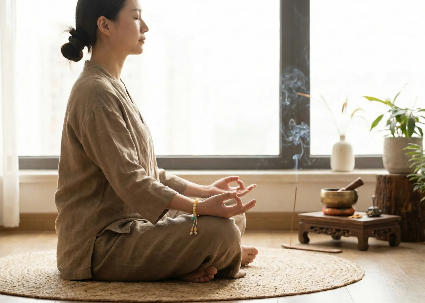 Natural Butterscotch Amber Bracelet | Ancient Fossil Resin for Warmth, Healing & Grounding | Turquoise Leaf Zen Amulet BuddhaCrystal