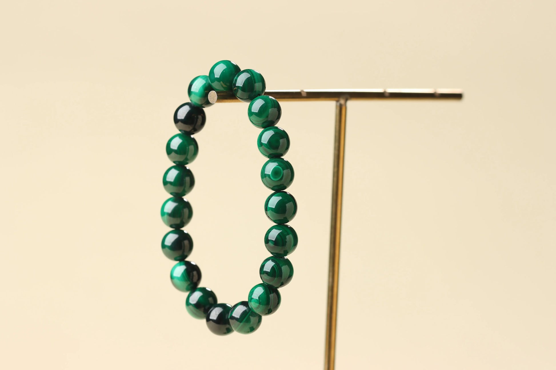 The "Forest Gaze" 11mm Malachite Bracelet | The Stone of Transformation, Protection & Heart Healing | Heart Chakra Guardian BuddhaCrystal