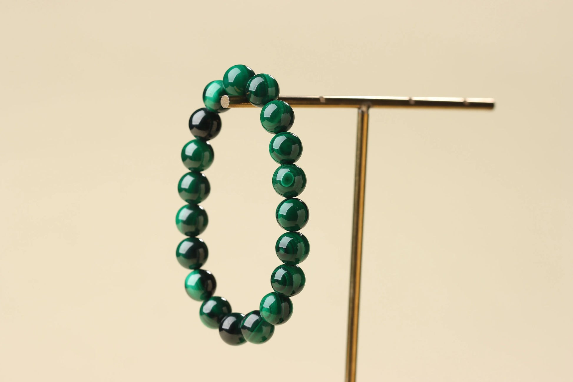 The "Forest Gaze" 11mm Malachite Bracelet | The Stone of Transformation, Protection & Heart Healing | Heart Chakra Guardian BuddhaCrystal