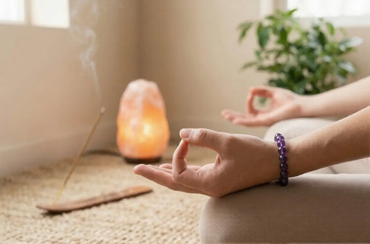 The "Uruguayan Twilight" 11mm Amethyst Bracelet | High-Clarity Gemstone for Intuition, Calm & Spiritual Awakening | Third Eye Chakra Alignment BuddhaCrystal