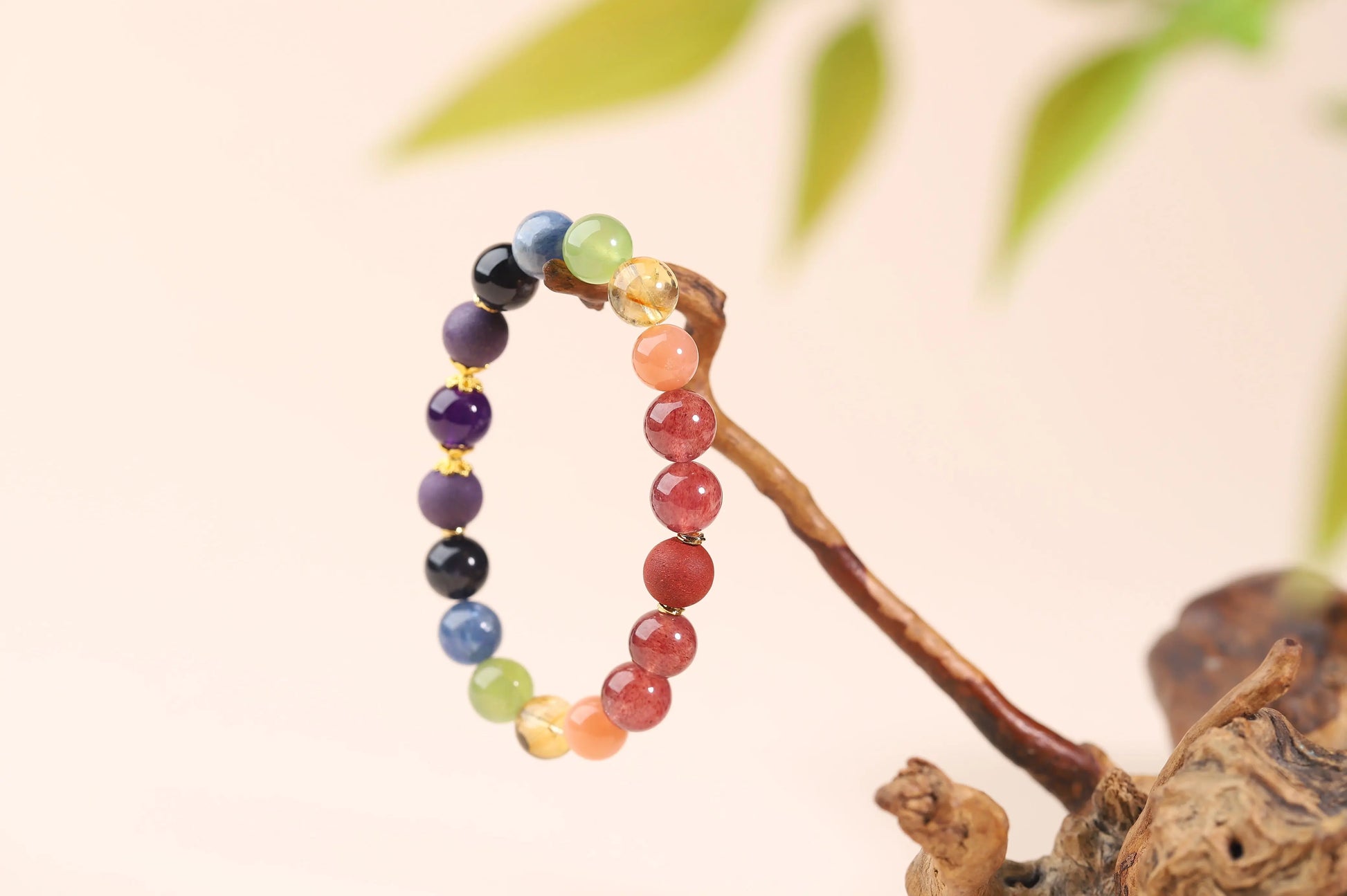7-Chakra Gemstone Bracelet | Natural Multi-Gem Energy Amulet for Balance, Alignment & Inner Harmony | Yoga & Meditation Essential BuddhaCrystal