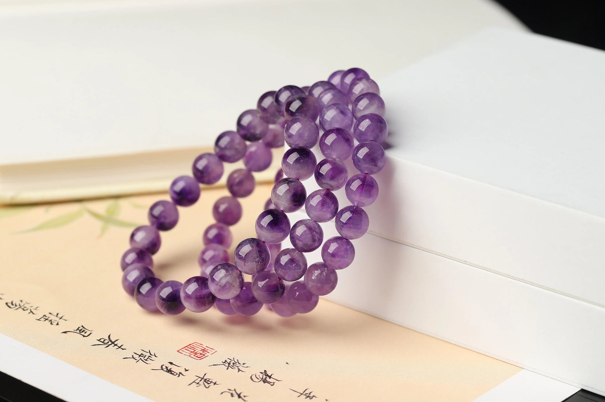 Deep Purple Amethyst Bracelet | Natural Crystal for Clarity, Peace & Deep Meditation | Third Eye & Crown Chakra Gift BuddhaCrystal